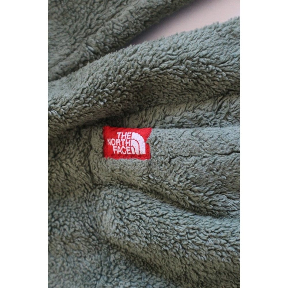 Women's Green North Face Fleece Small Petite Fleece Jacket - Picture 3 of 4
